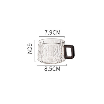 High-Temperature Resistant Glacier Glass Cup Set