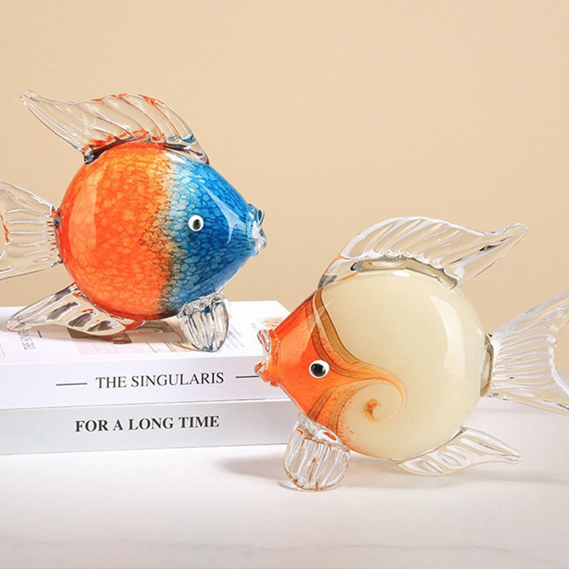 Glaze Colorful Fish Ornaments