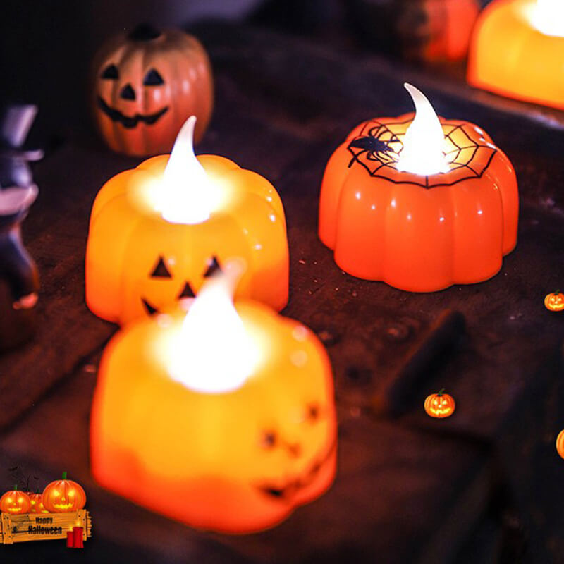 Halloween Pumpkin Candle Light Decoration