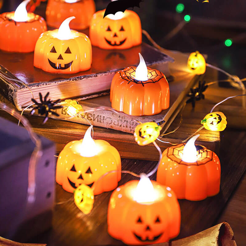 Halloween Pumpkin Candle Light Decoration