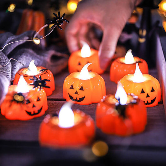 Halloween Pumpkin Candle Light Decoration