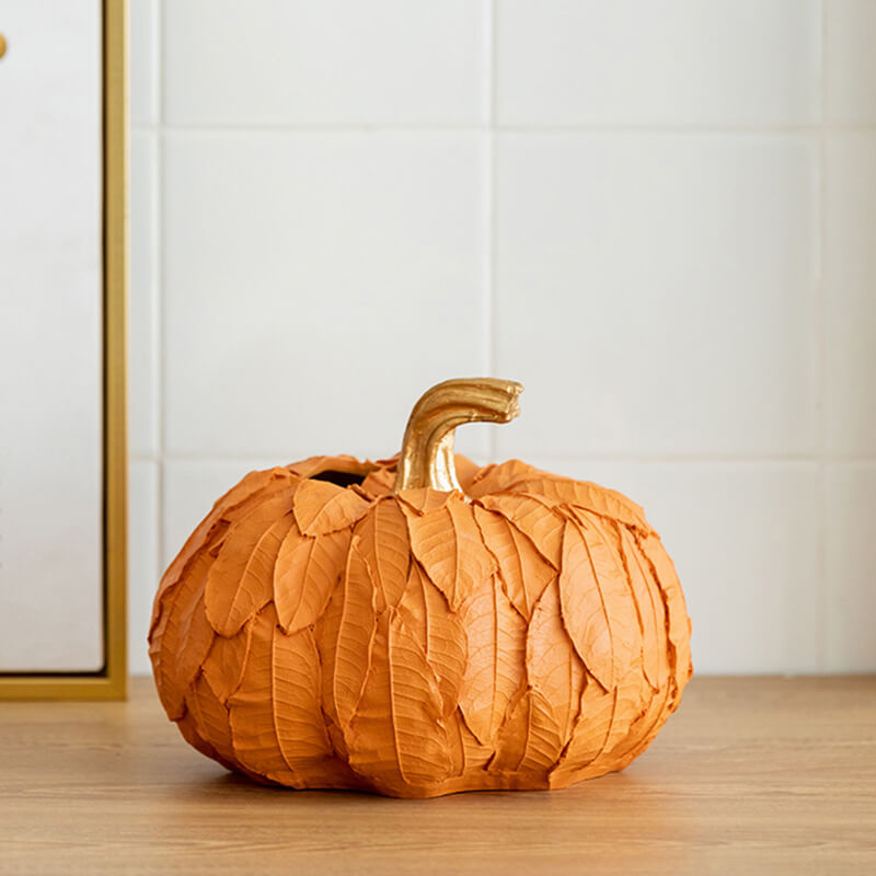 Halloween Pumpkin Leaf Decoration