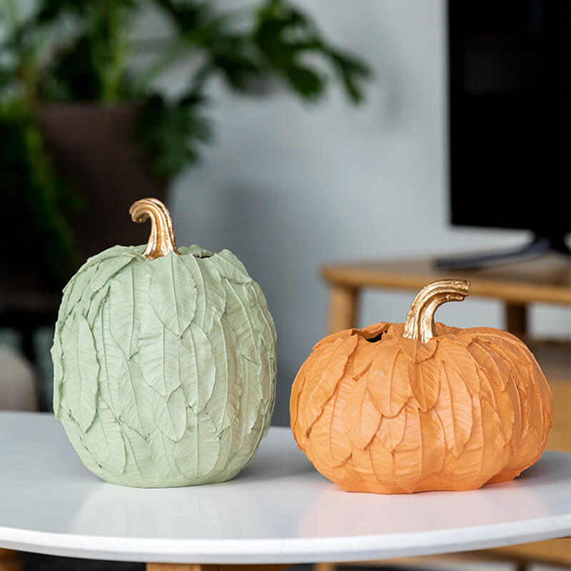 Halloween Pumpkin Leaf Decoration