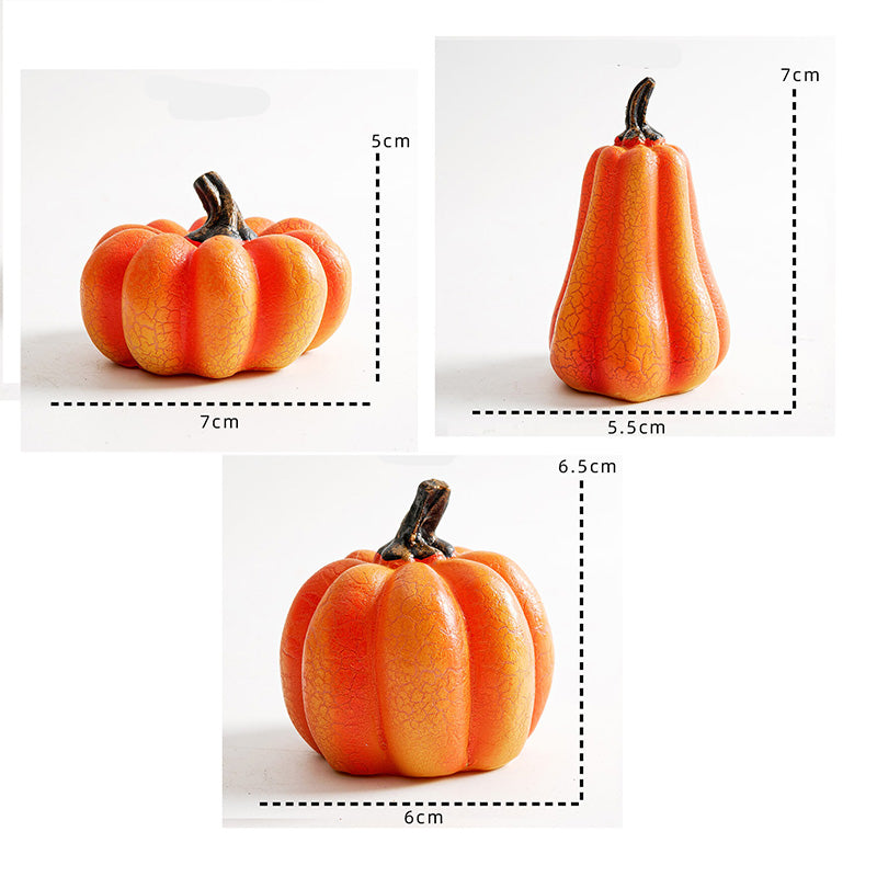 Halloween Resin Pumpkin Lamp Decoration