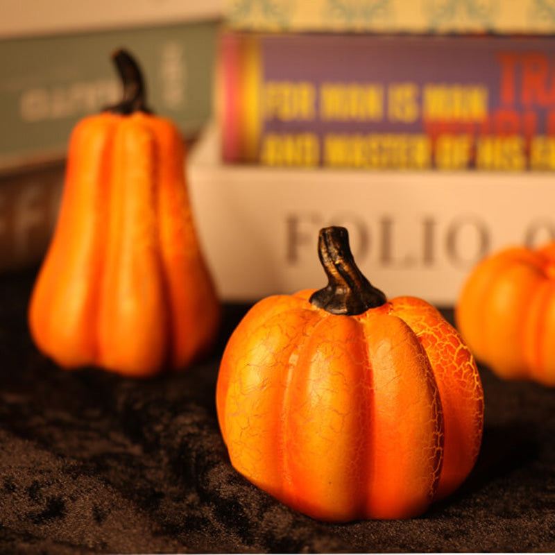 Halloween Resin Pumpkin Lamp Decoration