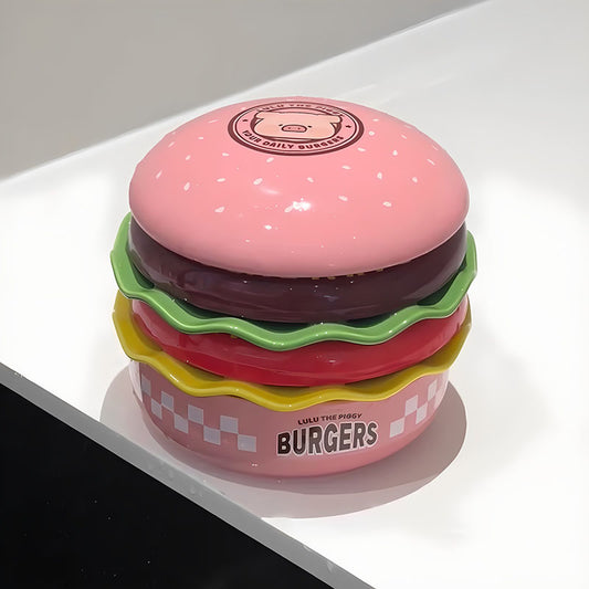Hamburger Ceramic Dinner Plate Set