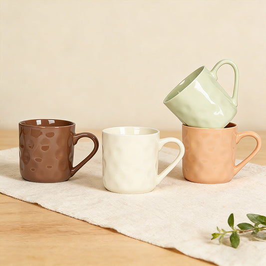 Hand-molded Texture Ceramic Mug