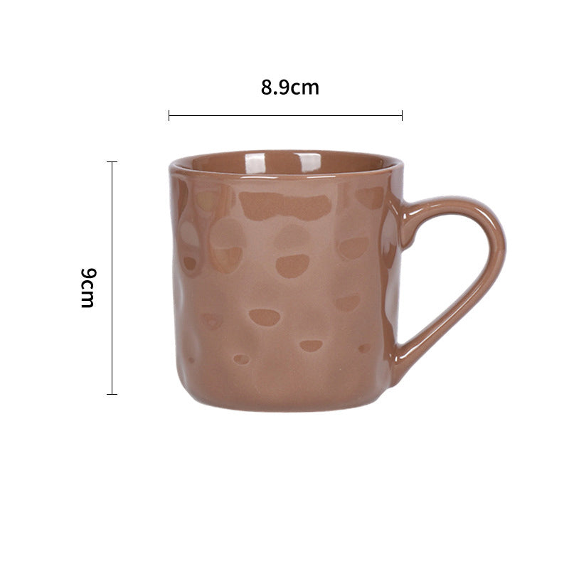 Hand-molded Texture Ceramic Mug
