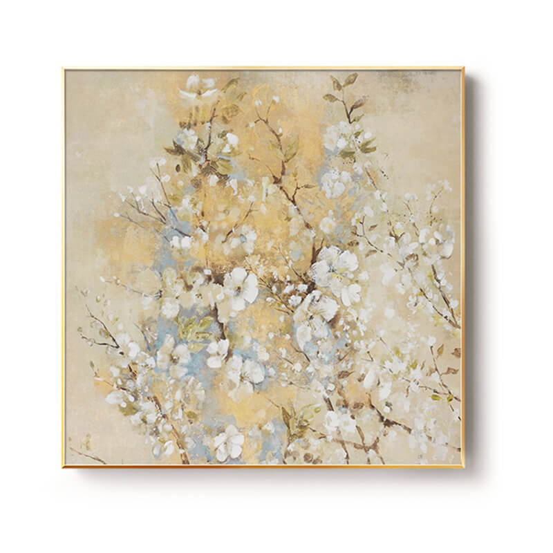 Hand Painted Floral Oil Painting