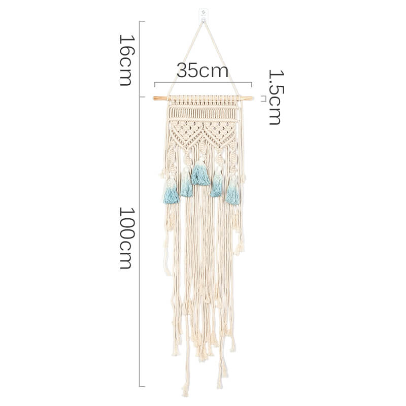 Hand Woven Tassel Wall Hanging