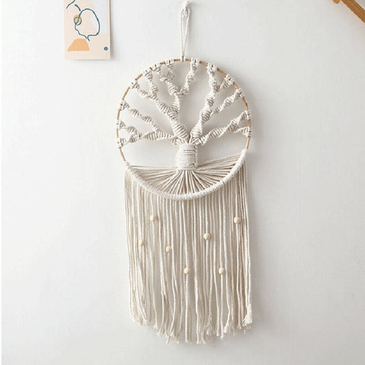 Handwoven Life Tree Wall Hanging