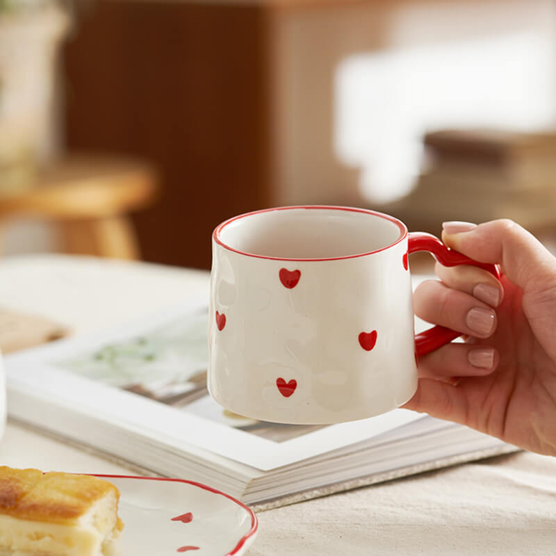 Heart Ceramic Teapot Set