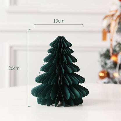 Honeycomb Folded Paper Christmas Tree