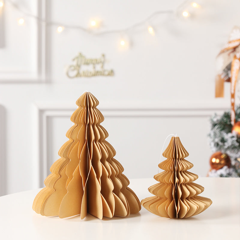 Honeycomb Folded Paper Christmas Tree