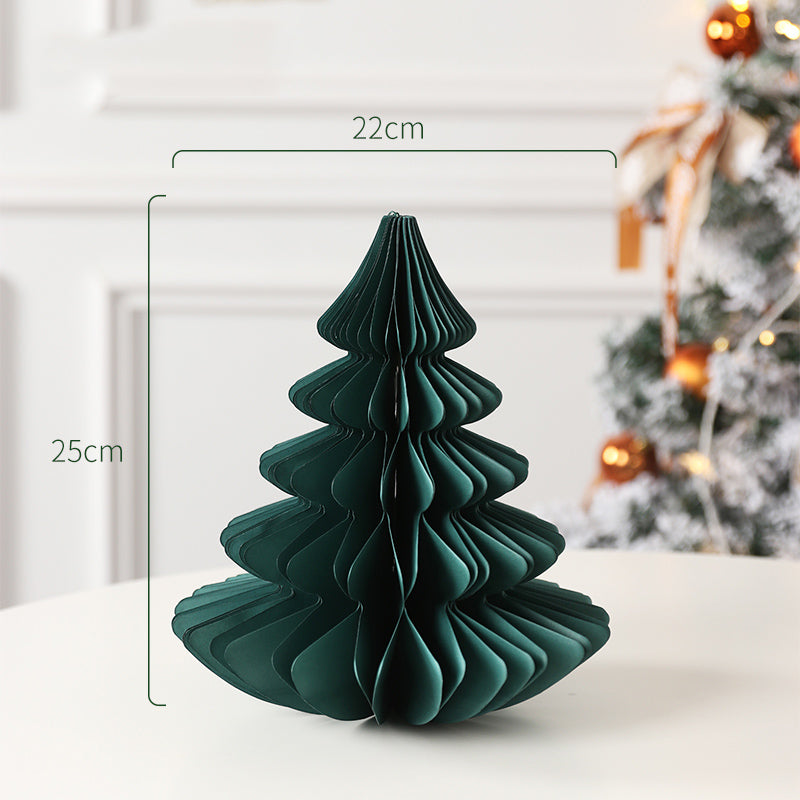 Honeycomb Folded Paper Christmas Tree