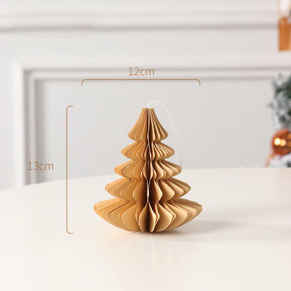 Honeycomb Folded Paper Christmas Tree