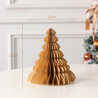 Honeycomb Folded Paper Christmas Tree