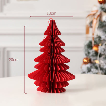 Honeycomb Folded Paper Christmas Tree