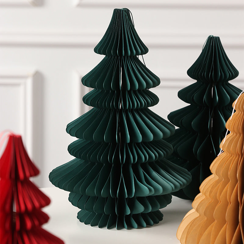 Honeycomb Folded Paper Christmas Tree