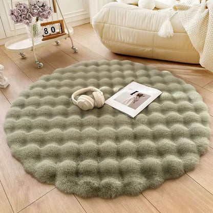 Imitation Rabbit Velvet Round Carpet