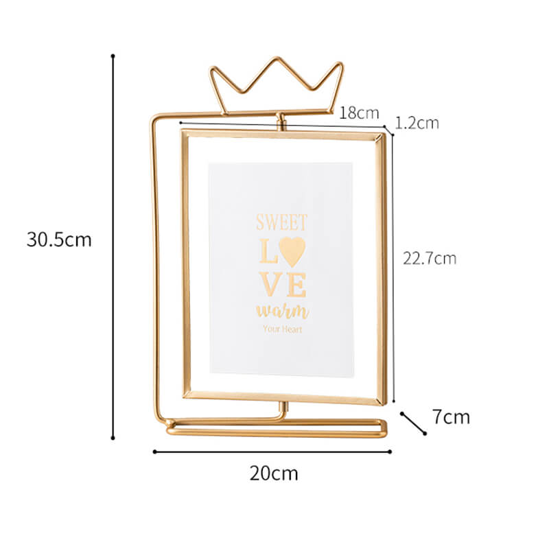 Iron Crown Photo Frame