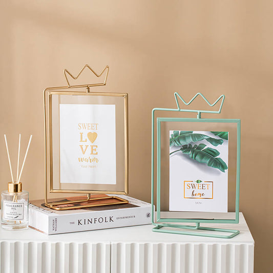 Iron Crown Photo Frame