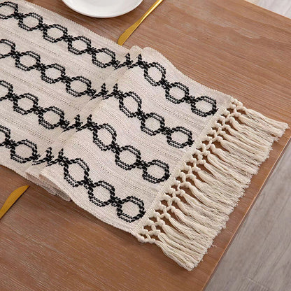 Jacquard Cotton Table Runner