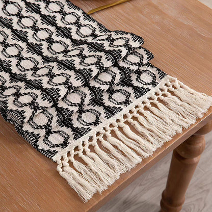 Jacquard Cotton Table Runner