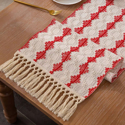 Jacquard Cotton Table Runner