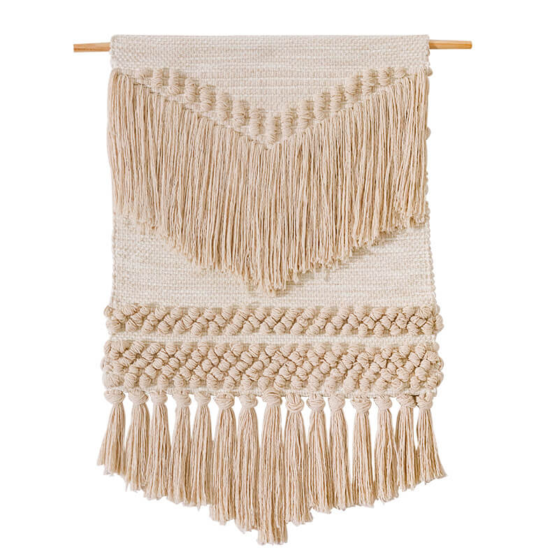 Jacquard Tassel Wall Hanging