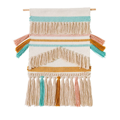 Jacquard Tassel Wall Hanging