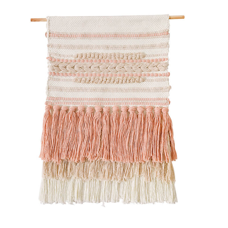 Jacquard Tassel Wall Hanging