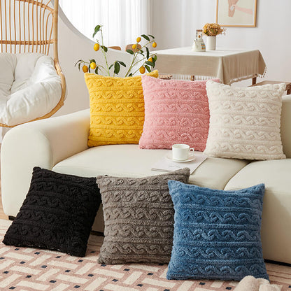 Jacquard Throw Pillow Cover