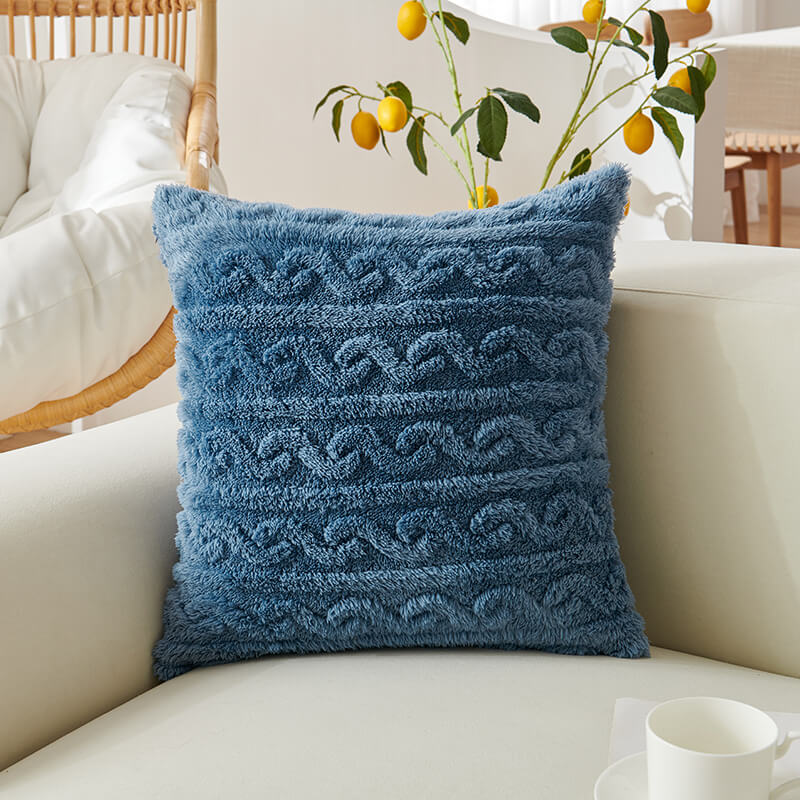 Jacquard Throw Pillow Cover