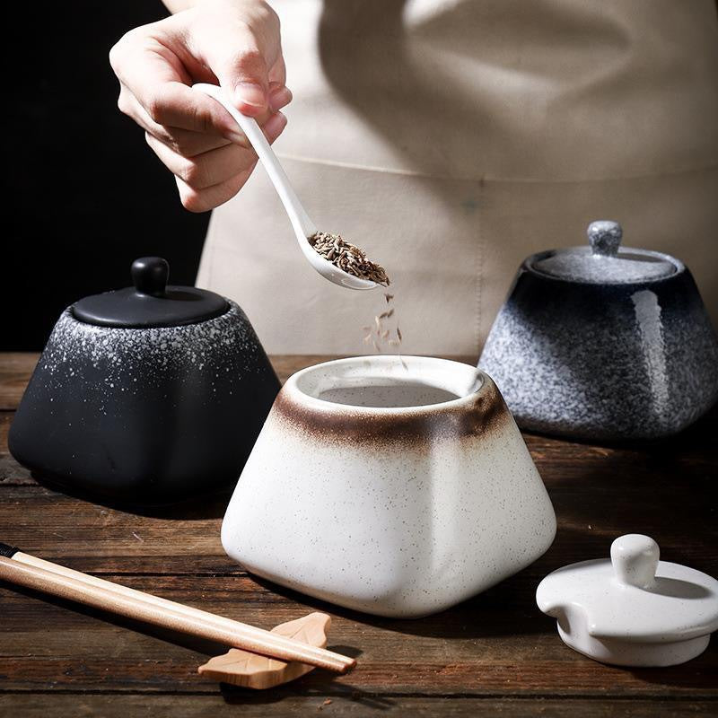 Japanese Square Spice Jar