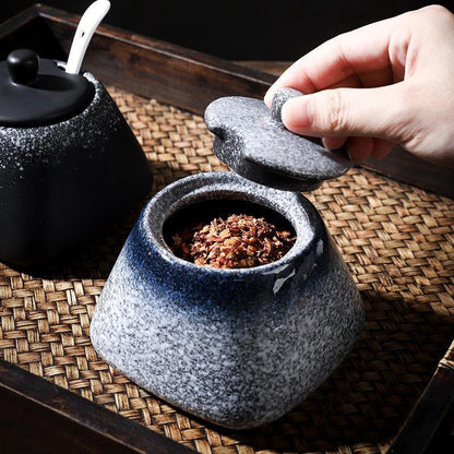 Japanese Square Spice Jar