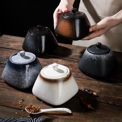 Japanese Square Spice Jar