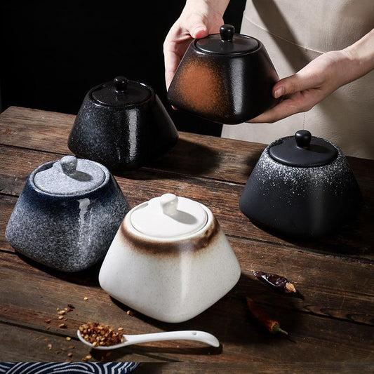 Japanese Square Spice Jar