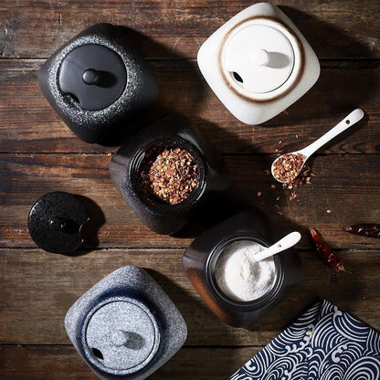 Japanese Square Spice Jar