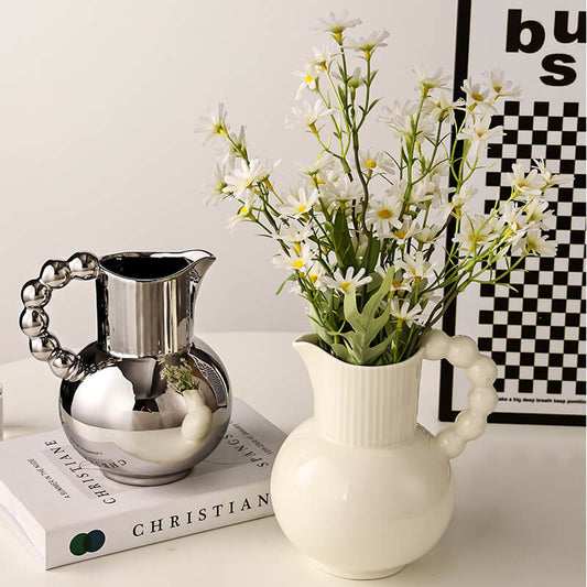 Kettle Shaped Ceramic Vase