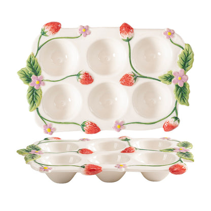 Kitchen Ceramic Egg Tray