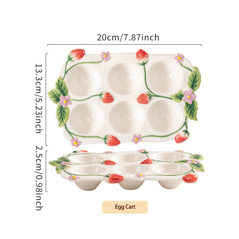 Kitchen Ceramic Egg Tray