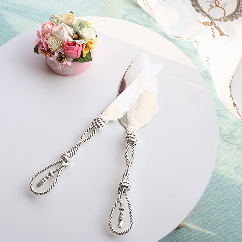 Knot Design Stainless Steel Cake Spatula