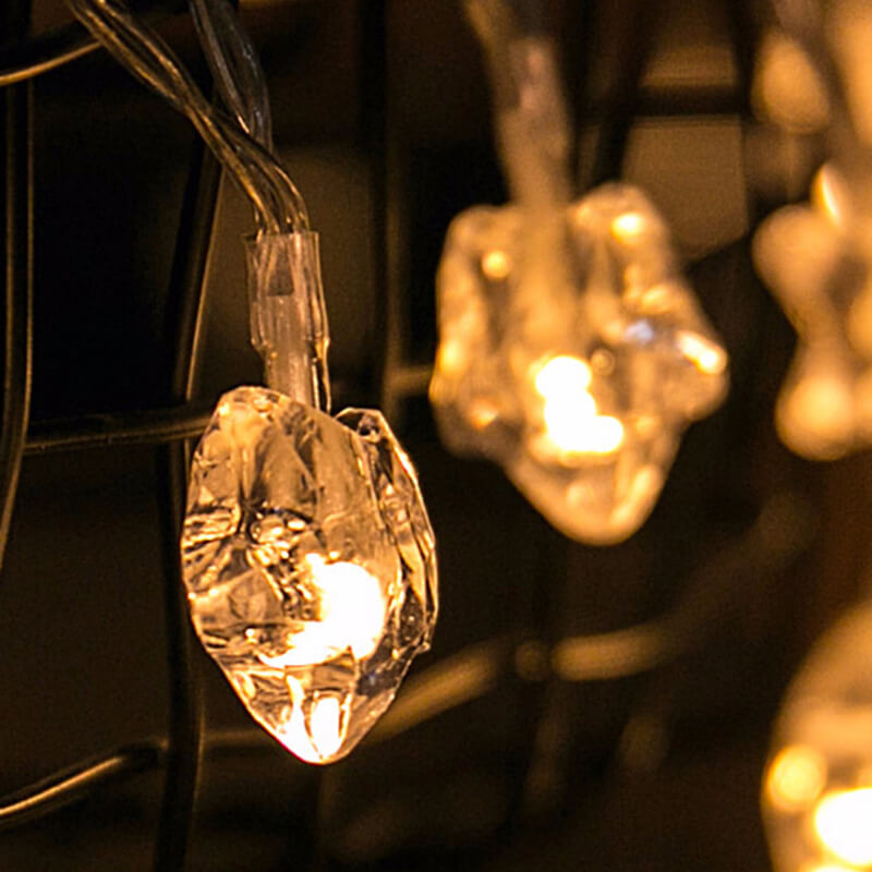 LED Pentagram String Lights