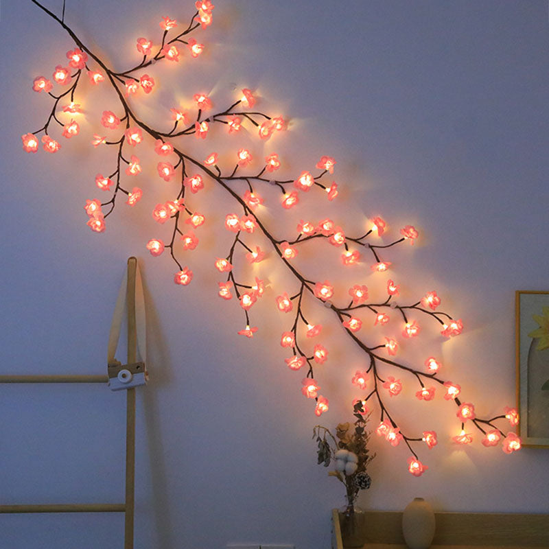 LED Rattan Cherry Blossom Tree Branch Light