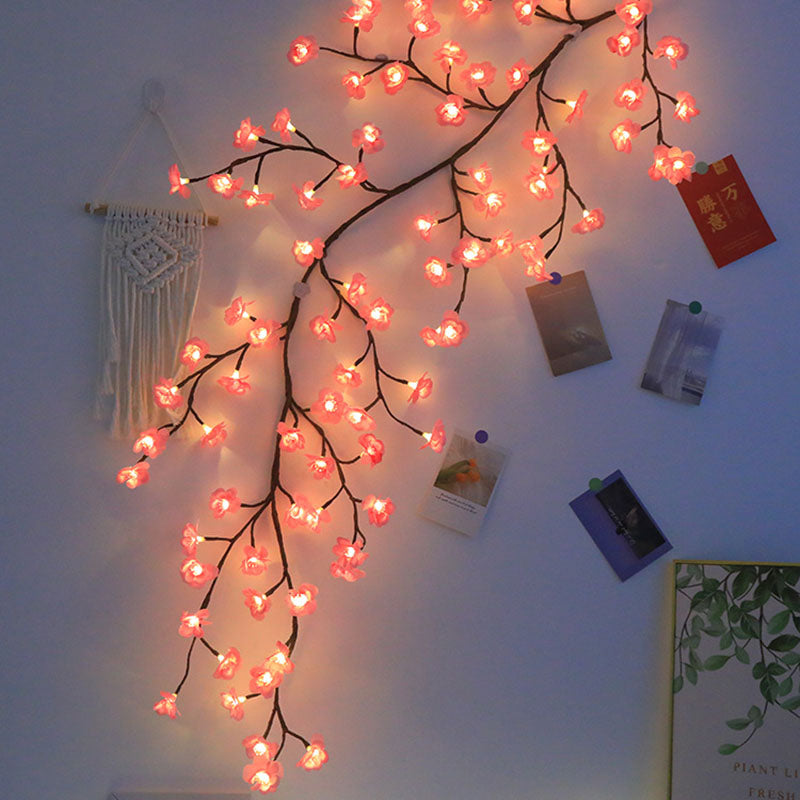 LED Rattan Cherry Blossom Tree Branch Light