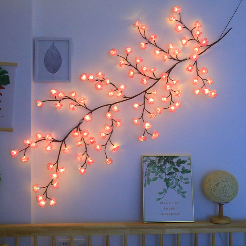 LED Rattan Cherry Blossom Tree Branch Light