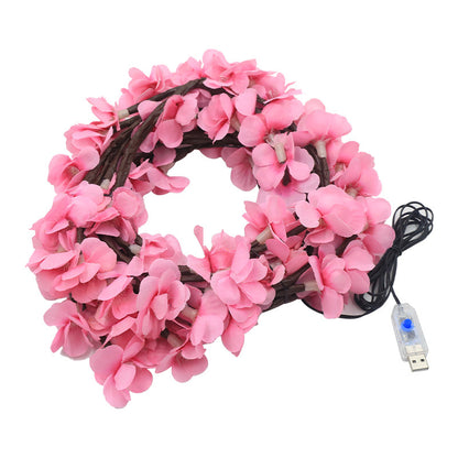 LED Rattan Cherry Blossom Tree Branch Light