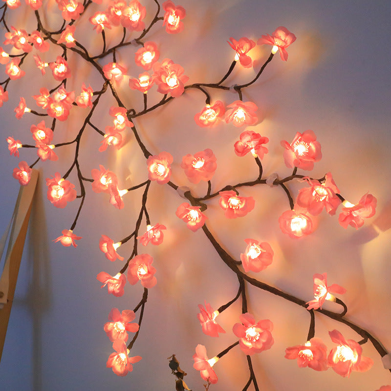 LED Rattan Cherry Blossom Tree Branch Light