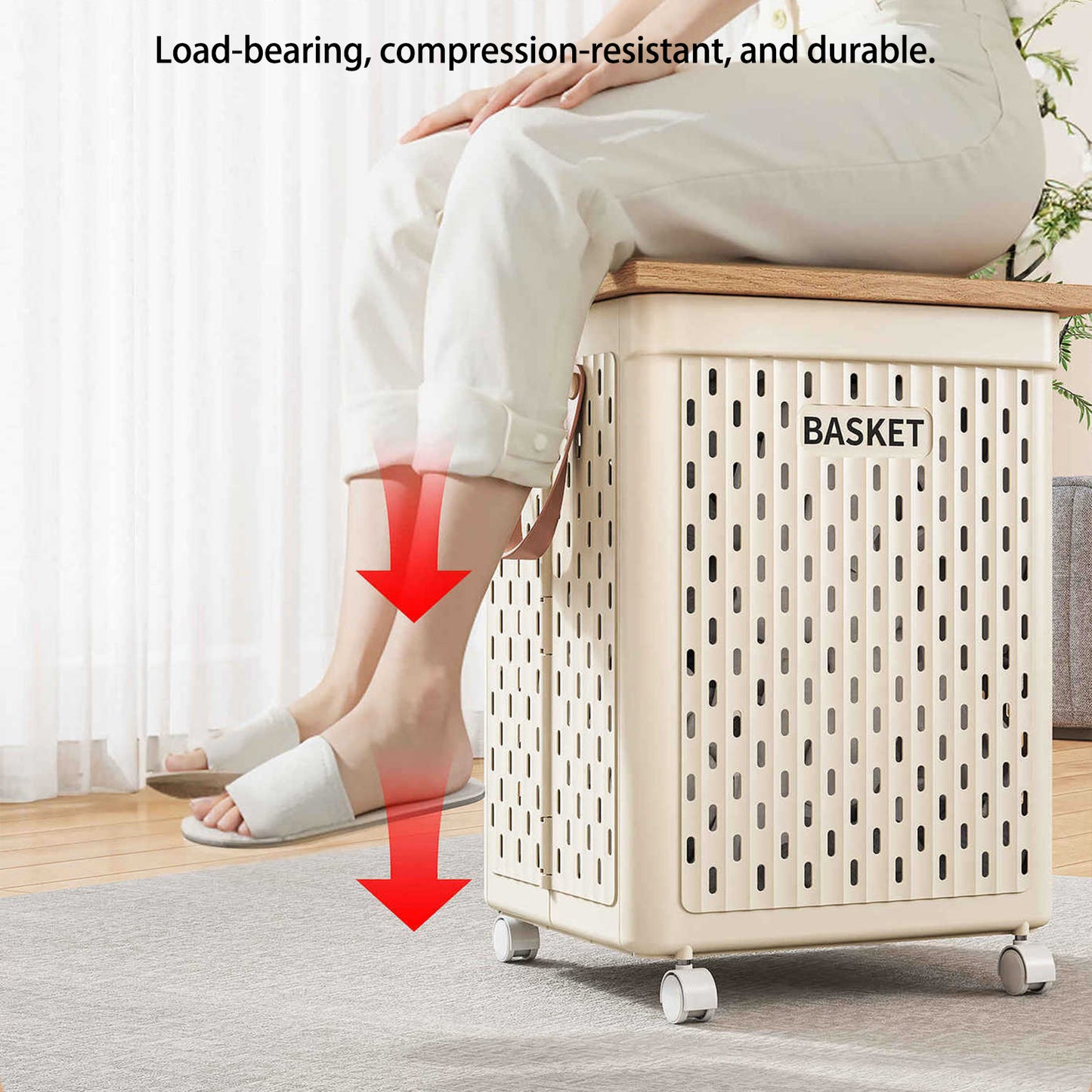 Large Capacity Foldable Laundry Basket